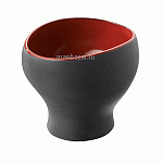 Бульонная чашка; фарфор; 450мл; черный,красный REVOL 646407