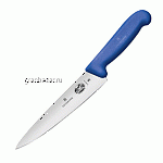 Нож поварской; сталь,полипроп.; L=38/25.3,B=5.2см; голуб.,металлич. Victorinox 5.2002.25