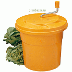 Центрифуга д/мойки овощей; пластик; 12л; D=33см; оранжев. Paderno 49888-10