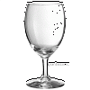 Бокал д/вина «Наполи»; стекло; 230мл; D=7,H=14см; прозр. Durobor 0951/24