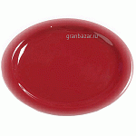 Тарелка; пластик; D=27см; красный CARLISLE 4385005