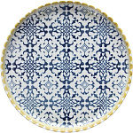Тарелка «Селинунте» с бортом фарфор D=210 мм синий, белый Tognana TZ001218613