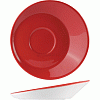 Блюдце «Фиренза ред»; фарфор; D=15.3,H=3.6см; красный,белый Steelite 9023 C636