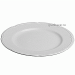 Блюдо круглое «Увертюра»; фарфор; D=30см; белый Tognana OV02231