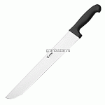Нож д/мяса; сталь нерж.,полипроп.; L=31.5см; металлич.,черный MATFER 90807