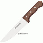 Нож поварской; сталь,дерево; L=340/200,B=32мм; металлич.,коричнев. Tramontina 22217/008/108