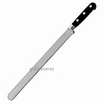 Нож кондитерский; L=36.5/23,B=2.8см; металлич.,черный MATFER 120081