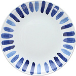 Тарелка «Панарея» фарфор D=280, H=30 мм белый, синий Tognana AZ022288616