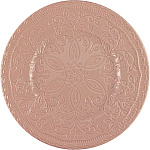 Тарелка «Скалистос» мелкая керамика D=225, H=25 мм розов. Le CoQ LSKA034RS002225