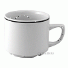 Чашка кофейная «Блэк Лайн»; фарфор; 100мл; D=6.5,H=5,L=8.5см; белый Steelite 1135 0234