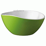 Салатник; пластик; 3000мл; D=28,H=12см; зелен. APS 83969