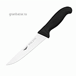Нож кухонный универсальный; сталь,пластик; L=295/160,B=30мм; металлич.,черный Paderno 18017-16