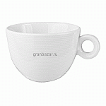 Чашка чайная «Это»; фарфор; 190мл; H=6,L=11.5см; белый Lubiana 1907