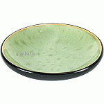 Тарелка мелкая «Паскаль»; керамика; D=75,H=15мм; зелен.,черный Serax B1015226