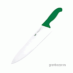 Нож поварской; сталь; L=445/300,B=65мм; зелен.,металлич. Paderno 18000G30