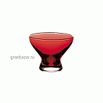 Креманка «Надя»; стекло; 320мл; D=110,H=85мм; красный Vidivi 60679