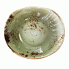 Тарелка глубокая «Крафт»; фарфор; H=3.5,L=21,B=19.5см; зелен. Steelite 1131 0587