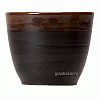 Стопка д/саке «Кото»; фарфор; 80мл; D=7,H=3см; черный,коричнев. Steelite 9109 C355