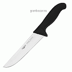 Нож для мяса; сталь,пластик; L=18,B=3.5см; металлич.,черный Paderno 18002-18