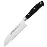Нож поварской «Ривьера»; сталь нерж.,полиоксиметилен; L=260/140,B=44мм; черный,металлич. ARCOS 233200