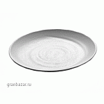 Тарелка мелкая «Зен»; пластик; D=25.7см; белый Steelite 6835 EL085
