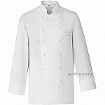 Куртка поварская,р.50 б/пуклей; полиэстер,хлопок; белый Greiff 242.2900.090/50