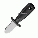 Нож д/устриц «Тутти»; сталь нерж.,пластик; L=15/5,B=3.5см; черный,металлич. ILSA 20600000IVV