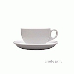 Чашка чайная «Америка»; фарфор; 250мл; белый Lubiana 104