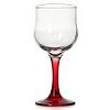 Бокал д/вина "Энжой"; стекло, ножка красная; 200мл; D=65/64, H=155мм; прозр. Pasabahce 44167/b/red