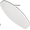 Блюдо овальное «Кунстверк»; фарфор; H=1.8,L=48.5,B=16.5см; белый KunstWerk A3043
