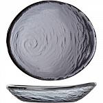 Салатник "Скейп гласс" дымчатый; стекло; L=125 мм; серый Steelite 6513 G375