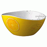 Салатник; пластик; D=15,H=7.5см; желт.,белый APS 83953