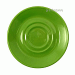 Блюдце «Карнавал»; фарфор; D=14.5см; зелен. Steelite 1525 0158