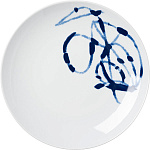 Тарелка десертная «Инк» фарфор D=232, H=29 мм белый, синий Vista Alegre 21125163