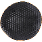 Тарелка «Кюпсели» мелкая керамика, L=220, B=205 мм черный Le CoQ LKYP025NE002220
