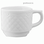 Чашка кофейная «Афродита»; фарфор; 100мл; D=6,H=5,L=8см; белый Lubiana 2670-white
