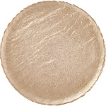 Блюдо «Вулкания голд» круглое фарфор D=330 мм золотой Tognana VU022334514