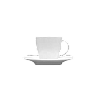 Чашка кофейная «Виктория»; фарфор; 90мл; D=60,H=55,L=75мм; белый Lubiana 2770