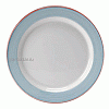 Тарелка мелкая «Рио Блю»; фарфор; D=23см; белый,синий Steelite 1531 0211