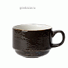 Чашка чайная «Крафт»; фарфор; 285мл; D=9,H=6.5,L=13см; серый Steelite 1154 0188