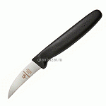 Нож д/чистки овощей; сталь нерж.,пластик; L=9см; черный MATFER 182101