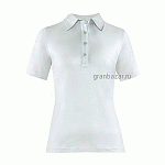 Рубашка поло женская,размер L; хлопок,эластан; белый Greiff 6681.1405.090/L