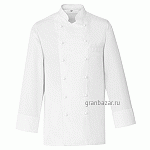 Куртка поварская,разм. 60 б/пуклей; хлопок; белый Greiff 242.1900.090/60