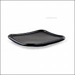 Тарелка квадратная 142x122 мм "Черный" Ever Unison JSQ506/BLACK