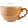 Чашка чайная «Паприка»; фарфор; 185мл; D=8.2,H=6,L=11.5см; оранжев.,бежев. Steelite 1540 A184