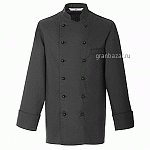 Куртка поварская,р.50 б/пуклей; полиэстер,хлопок; черный Greiff 242.2900.010/50