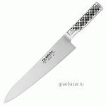 Нож кухонный «Глобал»; сталь нерж.; L=27см; металлич. MATFER 120235