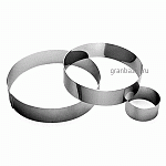 Кольцо кондитерское; сталь нерж.; D=140,H=45мм; металлич. Paderno 47532-14