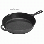 Сковорода круглая 2ручки; чугун; D=260,H=55,L=410,B=240мм; черный Lodge (изделия из чугуна) L8SK3