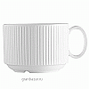 Чашка чайная «Жансан»; фарфор; 190мл; D=77,H=58,L=100мм; белый Chef&Sommelier S0537